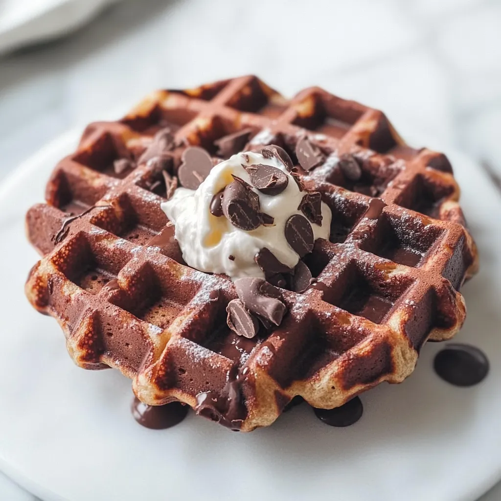 GLUTEN-FREE CHOCOLATE WAFFLES