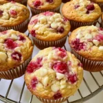 Gluten Free Raspberry White Chocolate Chip Muffins