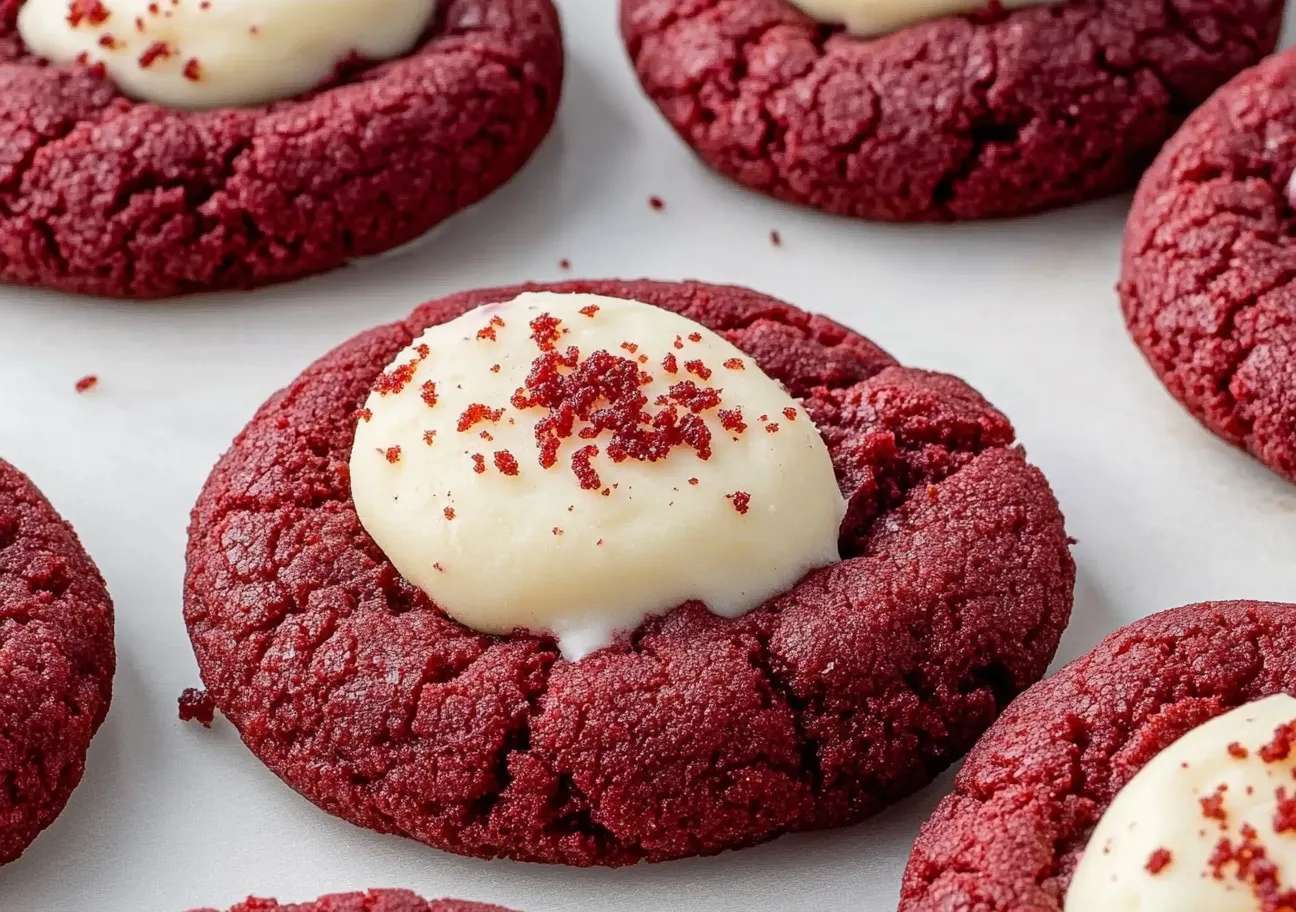 Gluten Free Red Velvet Cookies