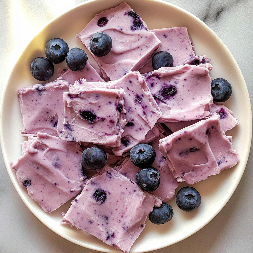 Easy Gluten-Free Blueberry Frozen Yogurt Bark: A Refreshing Treat