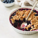Easy Gluten-Free Triple Berry Crisp with Oat Crumble