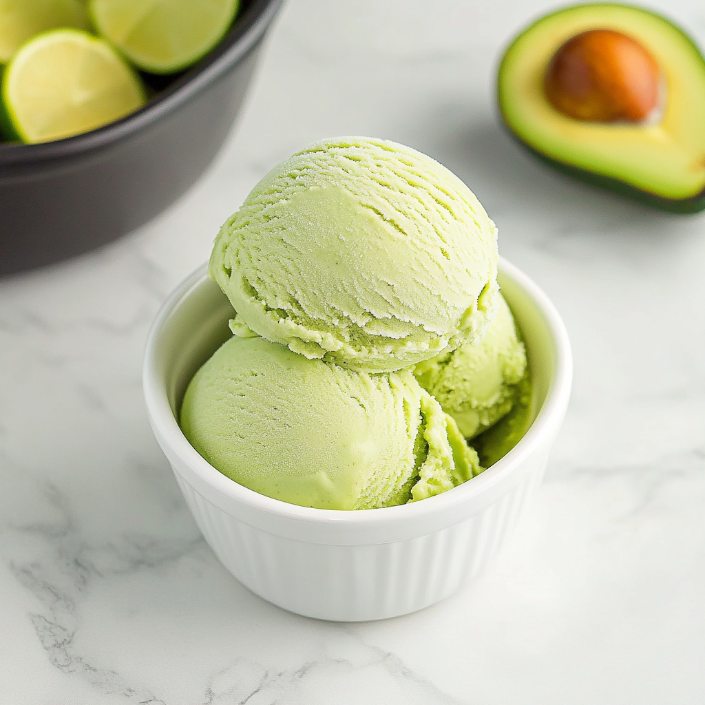 Creamy Homemade Avocado Ice Cream: A Sweet & Simple Treat