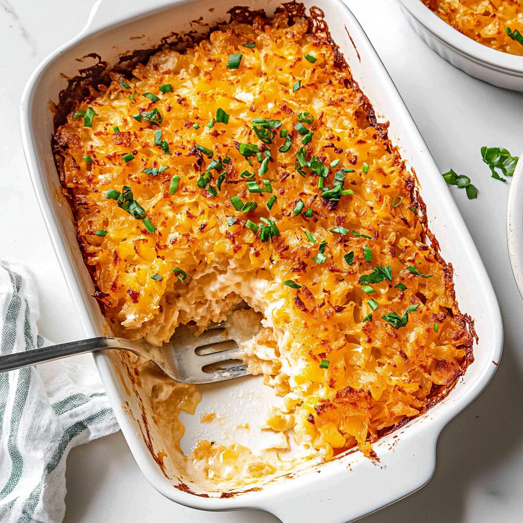 Easy & Cheesy Gluten-Free Hashbrown Casserole: A Family Favorite