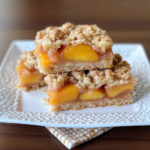 Easy Gluten Free Peach Crumble Bars: A Taste of Sunshine