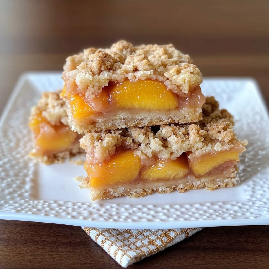 Easy Gluten Free Peach Crumble Bars: A Taste of Sunshine