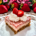 Decadent Gluten-Free Strawberry Cheesecake Bars: A Simple Delight