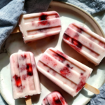 Creamy Delight: Gluten Free Strawberry Smoothie Popsicles for a Refreshing Treat