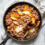 Gluten-Free Peach Crisp with Salted Coconut Milk Caramel: A Summer Dessert Delight