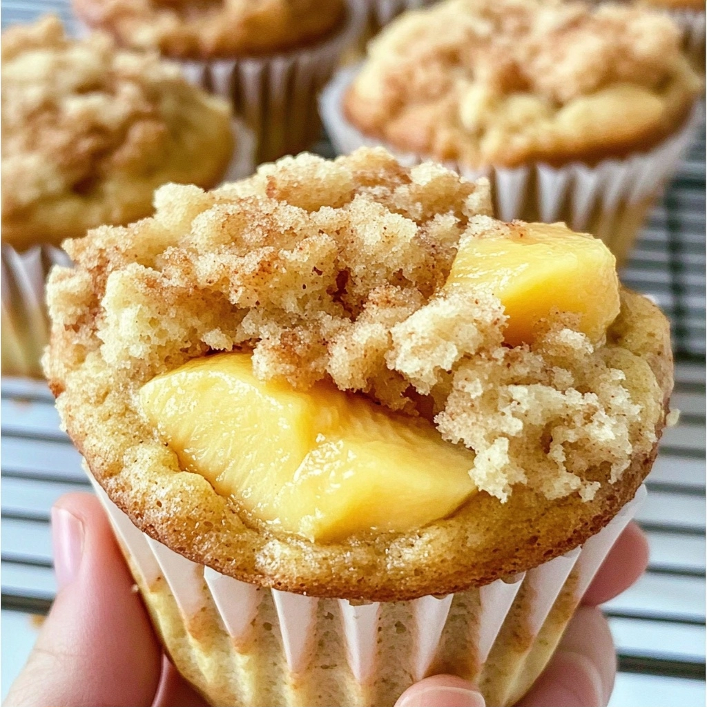 Delightful Gluten-Free Peaches and Cream Muffins: A Fruity Treat!