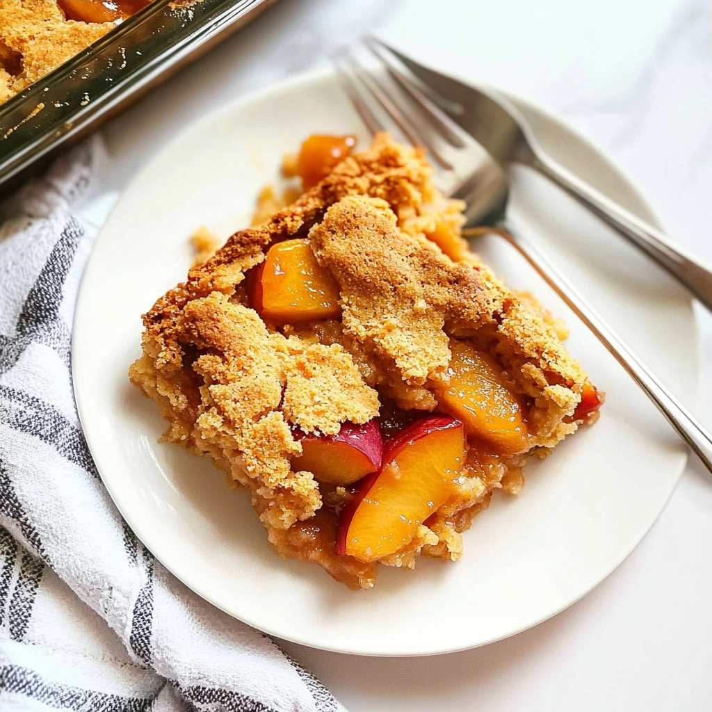 Easy Almond Flour Peach Cobbler: A Delicious Gluten-Free Delight