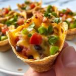 Gluten-Free Vegetarian Taco Cups