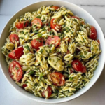 Gluten-Free Caprese Orzo Pasta Salad