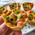 Gluten-Free Vegetarian Taco Cups