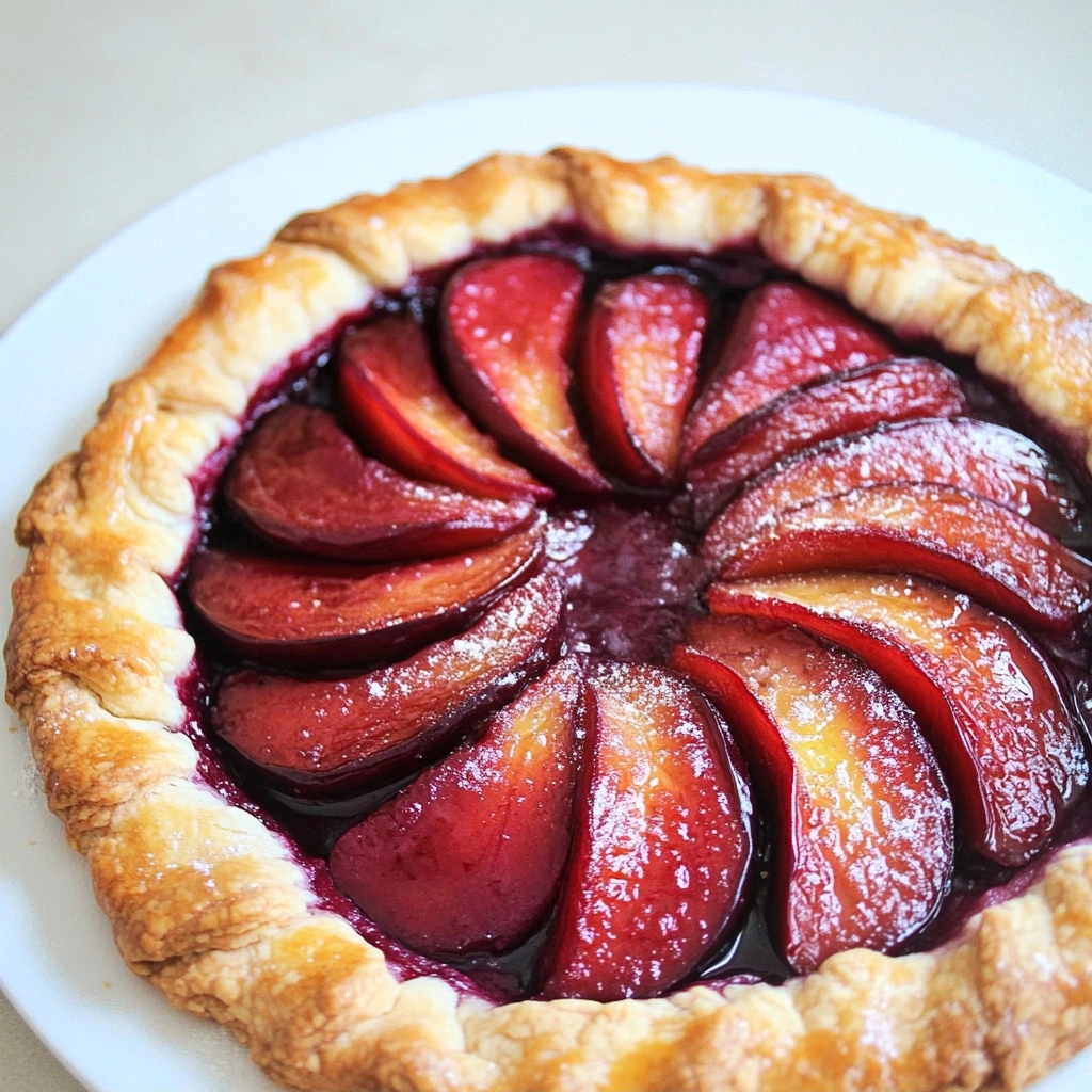 Fruity Gluten Free Plum Galette: A Simple Easy Dessert